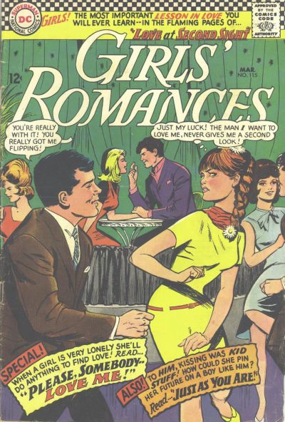 Cover for Girls' Romances (DC, 1950 series) #115