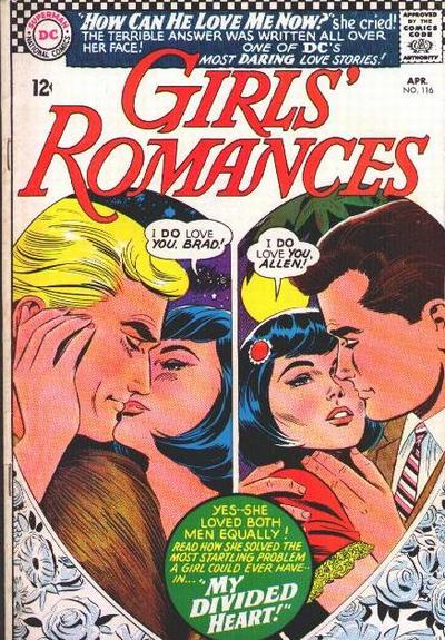 Cover for Girls' Romances (DC, 1950 series) #116
