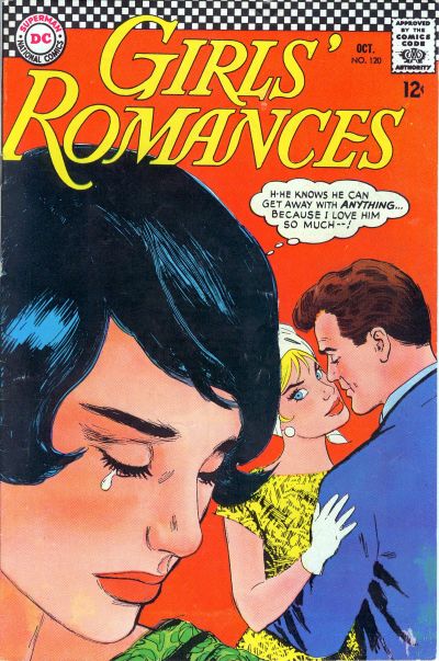 Cover for Girls' Romances (DC, 1950 series) #120
