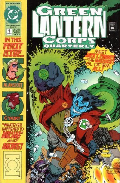 Cover for Green Lantern Corps Quarterly (DC, 1992 series) #1 [Direct]