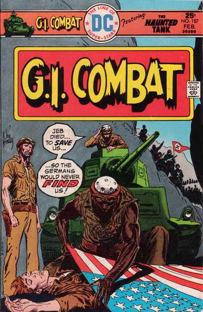 Cover for G.I. Combat (DC, 1957 series) #187