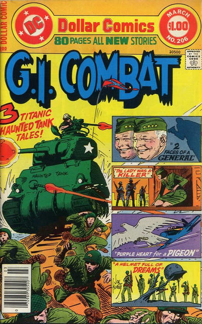 Cover for G.I. Combat (DC, 1957 series) #206