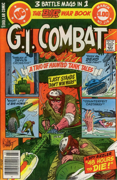 Cover for G.I. Combat (DC, 1957 series) #218