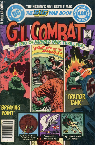 Cover for G.I. Combat (DC, 1957 series) #223 [Newsstand]