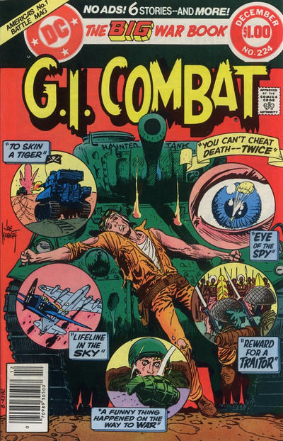 Cover for G.I. Combat (DC, 1957 series) #224 [Newsstand]