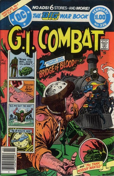 Cover for G.I. Combat (DC, 1957 series) #226 [Newsstand]