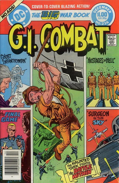 Cover for G.I. Combat (DC, 1957 series) #236 [Newsstand]