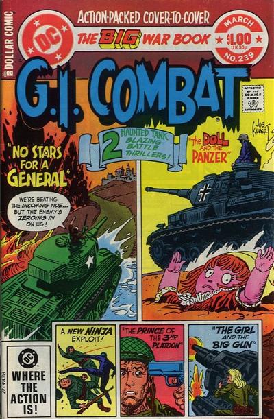 Cover for G.I. Combat (DC, 1957 series) #239 [Direct]