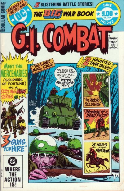 Cover for G.I. Combat (DC, 1957 series) #242 [Direct]
