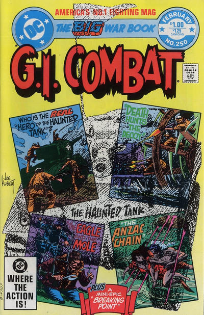 Cover for G.I. Combat (DC, 1957 series) #250 [Direct]