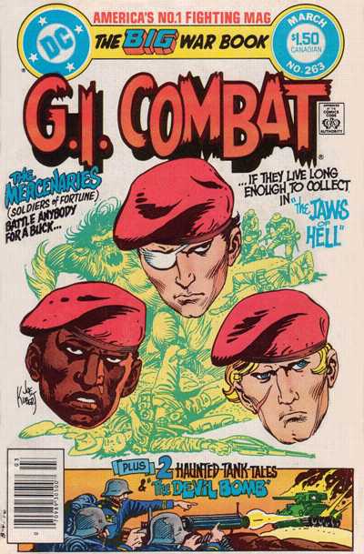 Cover for G.I. Combat (DC, 1957 series) #263 [Canadian]