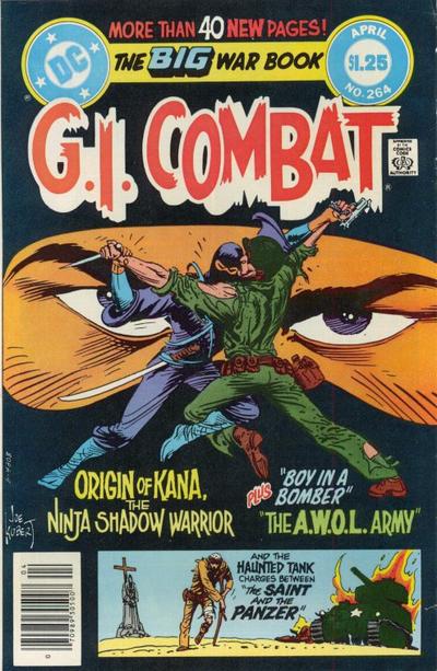 Cover for G.I. Combat (DC, 1957 series) #264 [Newsstand]