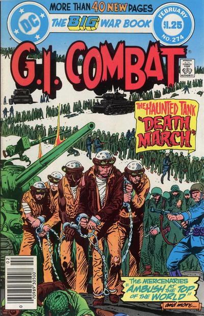 Cover for G.I. Combat (DC, 1957 series) #274 [Newsstand]