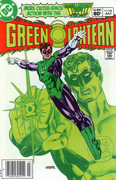 Cover for Green Lantern (DC, 1960 series) #166 [Newsstand]
