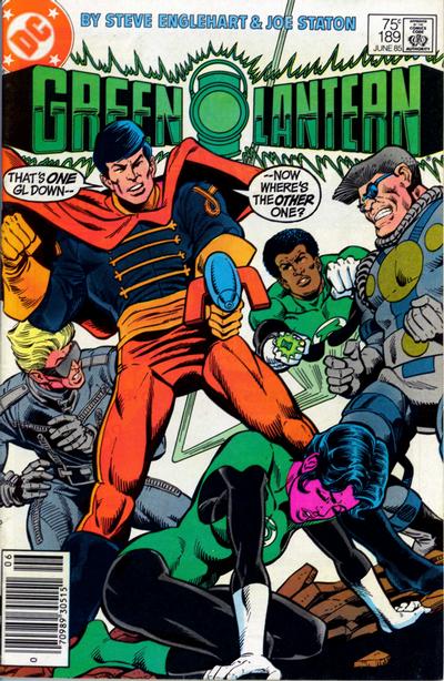 Cover for Green Lantern (DC, 1960 series) #189 [Newsstand]