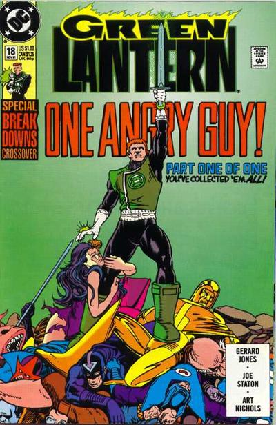 Cover for Green Lantern (DC, 1990 series) #18 [Direct]