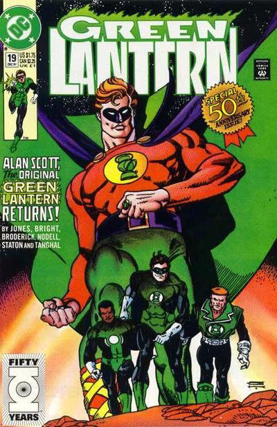 Cover for Green Lantern (DC, 1990 series) #19 [Direct]