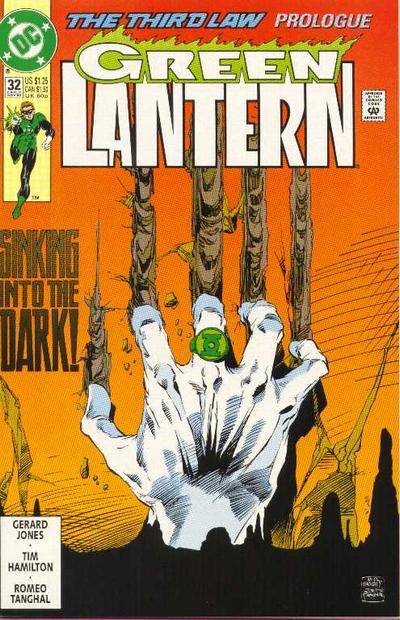Cover for Green Lantern (DC, 1990 series) #32 [Direct]