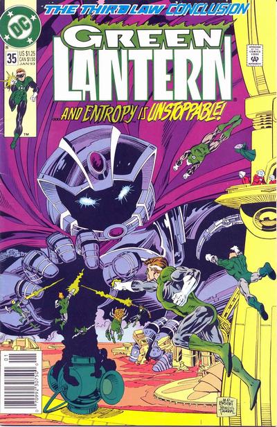 Cover for Green Lantern (DC, 1990 series) #35 [Newsstand]