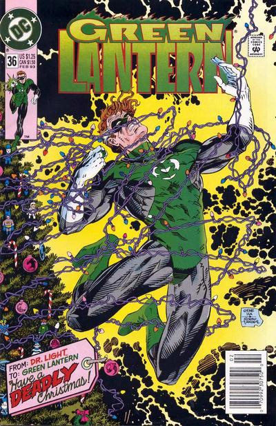 Cover for Green Lantern (DC, 1990 series) #36 [Newsstand]