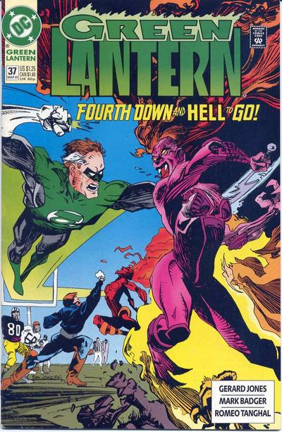 Cover for Green Lantern (DC, 1990 series) #37 [Direct]