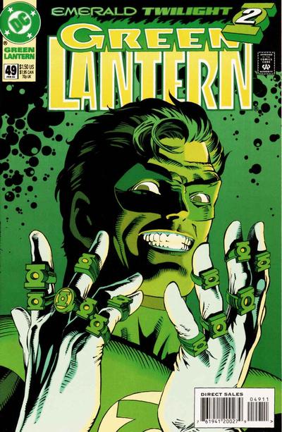 Cover for Green Lantern (DC, 1990 series) #49 [Direct Sales]