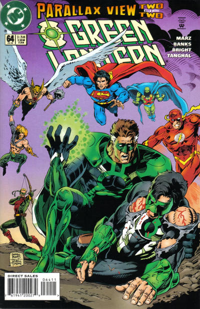 Cover for Green Lantern (DC, 1990 series) #64 [Direct Sales]