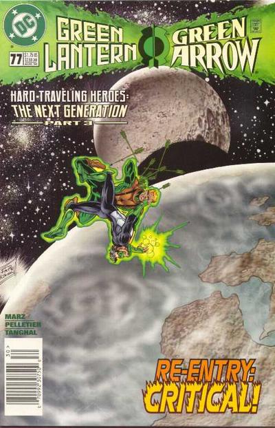 Cover for Green Lantern (DC, 1990 series) #77 [Newsstand]