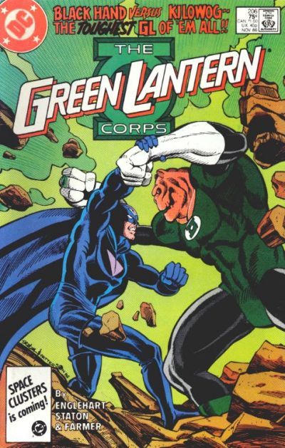 Cover for The Green Lantern Corps (DC, 1986 series) #206 [Direct]