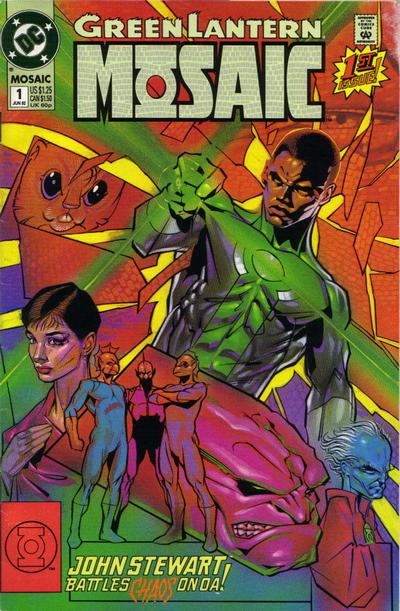 Cover for Green Lantern: Mosaic (DC, 1992 series) #1 [Direct]