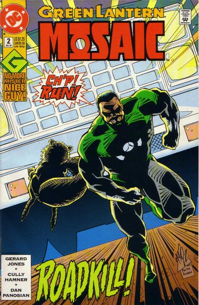 Cover for Green Lantern: Mosaic (DC, 1992 series) #2 [Direct]