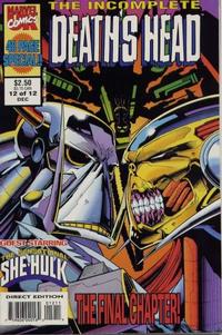 Cover for The Incomplete Death's Head (Marvel, 1993 series) #12