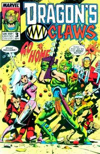 Cover Thumbnail for Dragon's Claws (Marvel, 1988 series) #3