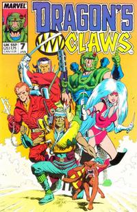 Cover for Dragon's Claws (Marvel, 1988 series) #7