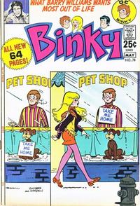 Cover for Binky (DC, 1970 series) #78