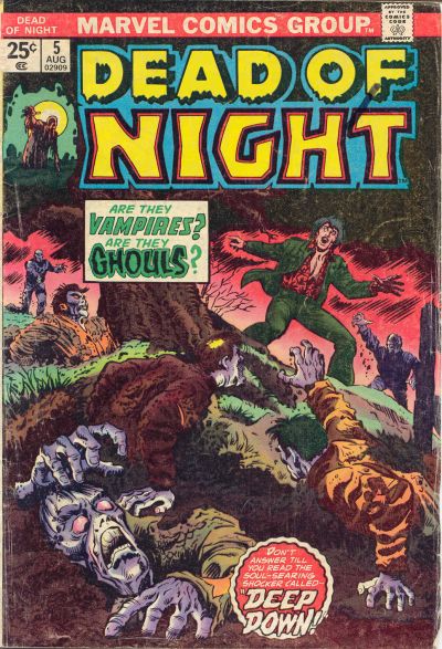 Cover for Dead of Night (Marvel, 1973 series) #5