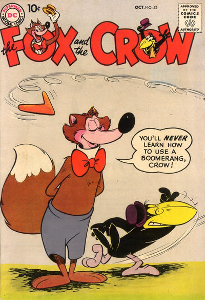 Cover for The Fox and the Crow (DC, 1951 series) #52