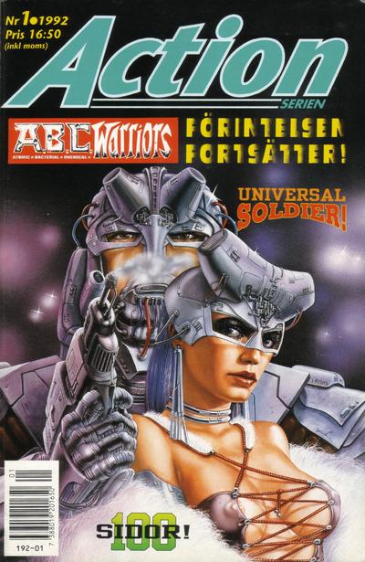 Cover for Actionserien (Atlantic Förlags AB; Pandora Press, 1991 series) #1/1992