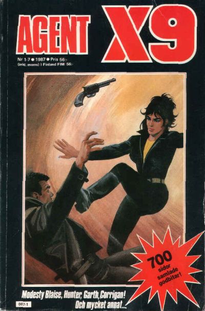 Cover for Agent X9 [årgång 1987] (Semic, 1988 series) #1-7/1987