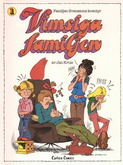 Cover for Familjen Svenssons äventyr (Carlsen/if [SE], 1980 series) #1 - Vimsiga familjen
