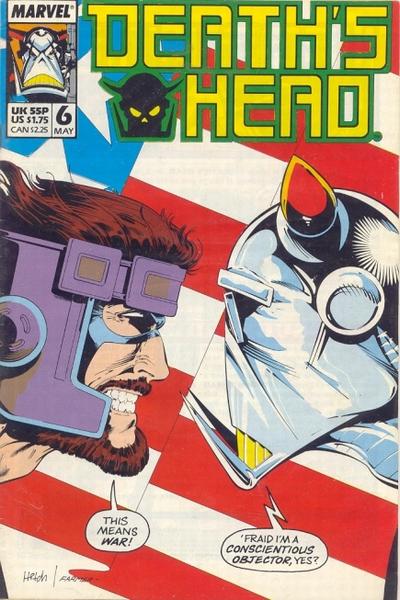 Cover for Death's Head (Marvel UK, 1988 series) #6