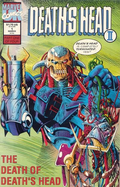 Cover for Death's Head II (Marvel, 1992 series) #1 [Direct]