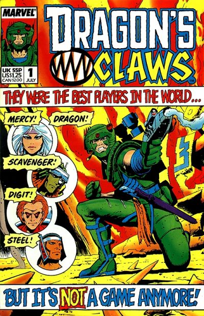 Cover for Dragon's Claws (Marvel, 1988 series) #1