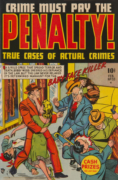 Cover for Crime Must Pay the Penalty (Ace Magazines, 1948 series) #33 [1]