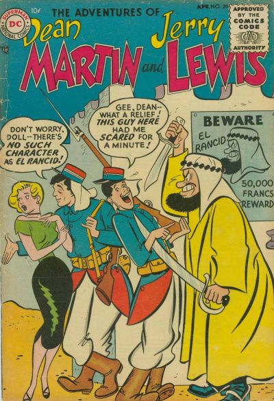 Cover for The Adventures of Dean Martin & Jerry Lewis (DC, 1952 series) #20