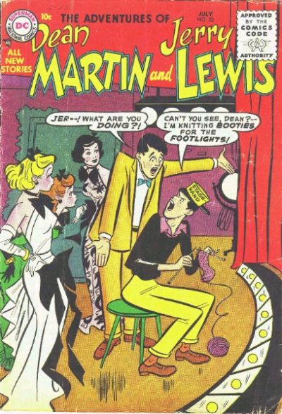 Cover for The Adventures of Dean Martin & Jerry Lewis (DC, 1952 series) #22