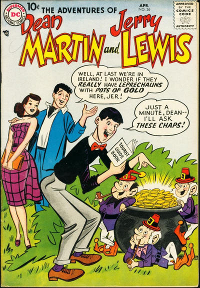 Cover for The Adventures of Dean Martin & Jerry Lewis (DC, 1952 series) #36