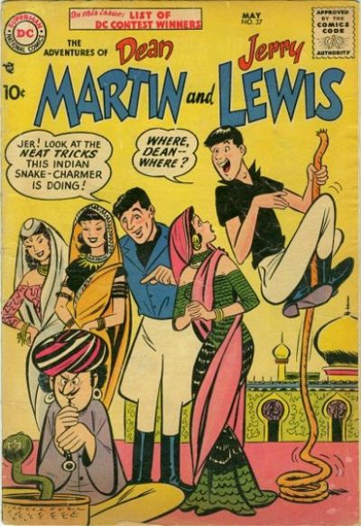 Cover for The Adventures of Dean Martin & Jerry Lewis (DC, 1952 series) #37