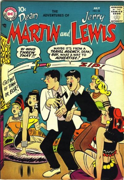 Cover for The Adventures of Dean Martin & Jerry Lewis (DC, 1952 series) #38