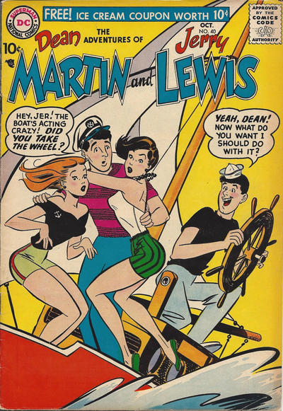 Cover for The Adventures of Dean Martin & Jerry Lewis (DC, 1952 series) #40